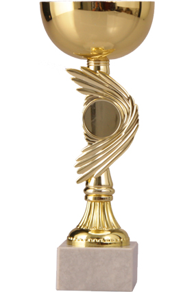 Puchar metalowy złoty ZAFIRA