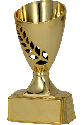 Puchar  plastikowy złoty SAXO