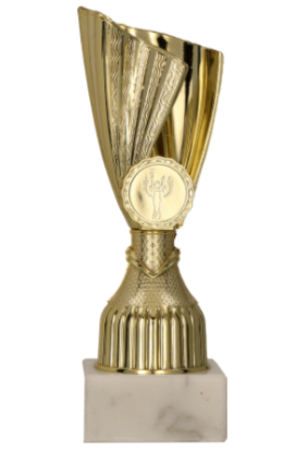 Puchar  plastikowy złoty ZORA