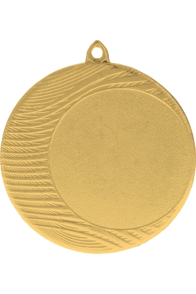 Medal złoty ogólny z miejscem na emblemat 50 mm - medal stalowy