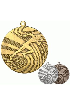 Medal złoty - biegi - medal stalowy