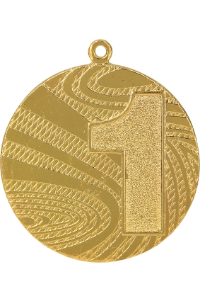 Medal stalowy złoty pierwsze miejsce
